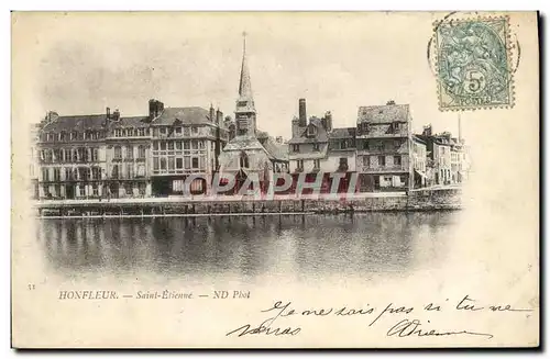 Cartes postales Honfleur Quai Saint Etienne