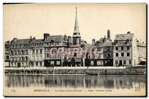 Ansichtskarte AK Honfleur Quai Saint Etienne