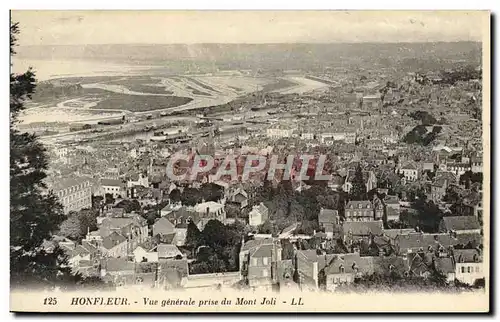 Cartes postales Honfleur Vue Generale Prise du Mont Joli