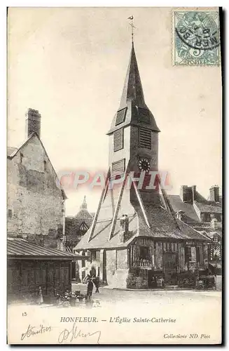 Cartes postales Honfleur Eglise Ste Catherine