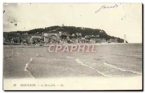 Ansichtskarte AK Honfleur Le Mont Joli