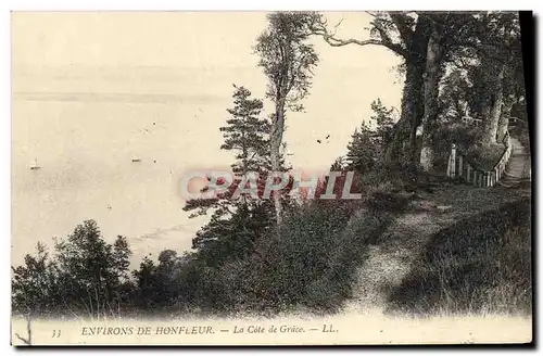 Ansichtskarte AK Honfleur Environs De Le Cote de Grace