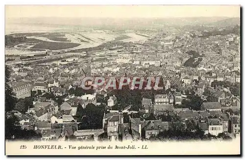 Ansichtskarte AK Honfleur Vue Generale Prise du Mont Joli