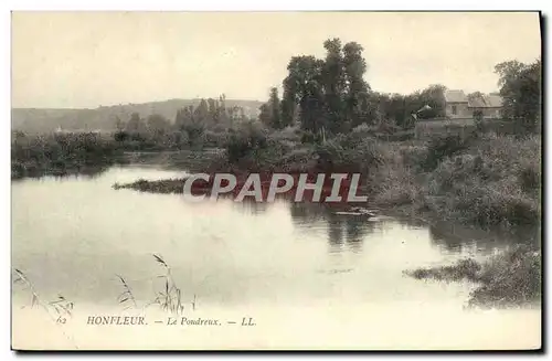 VINTAGE POSTCARD Honfleur the Powdery one