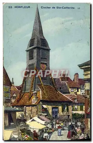 Cartes postales Honfleur Clocher de Ste Catherine