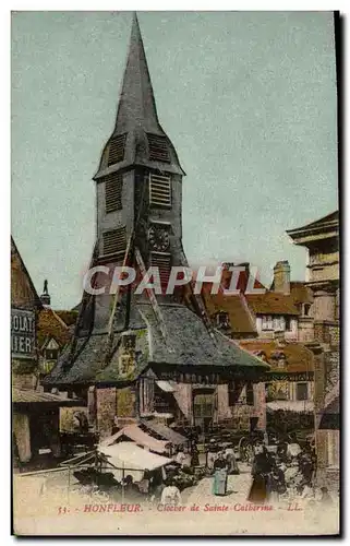 Cartes postales Honfleur Clocher de Ste Catherine