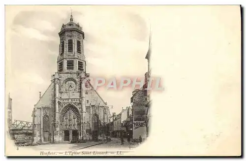 Cartes postales Honfleur L&#39Eglise Saint Leonard