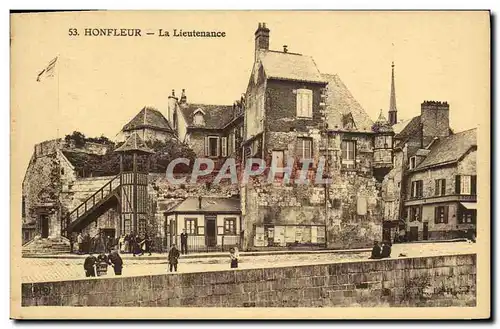 Cartes postales Honfleur La Lieutenance