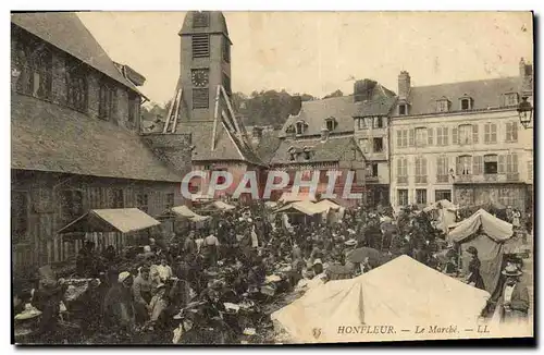 Cartes postales Honfleur le Marche