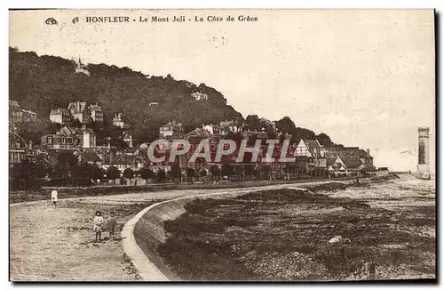 Ansichtskarte AK Honfleur Le Mont Joli La Cote de Grace