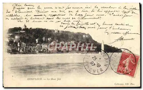 Cartes postales Honfleur Le Mont Joil