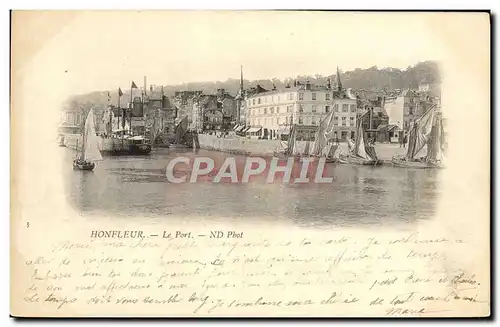 Cartes postales Honfleur Le Port Bateaux