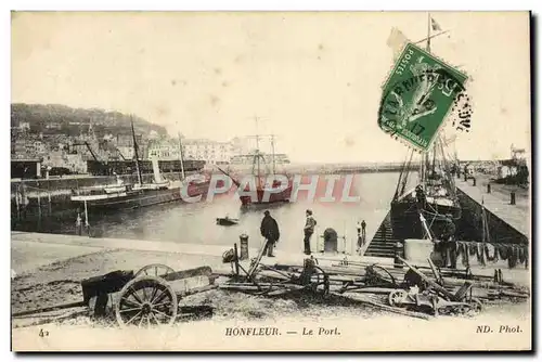 Cartes postales Honfleur Le Port Bateaux