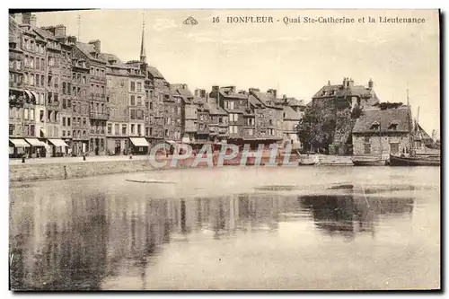 Cartes postales Honfleur Quai Ste Catherine et la Lieutenance