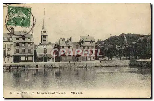 Cartes postales Honfleur Le Qaui Saint Etienne