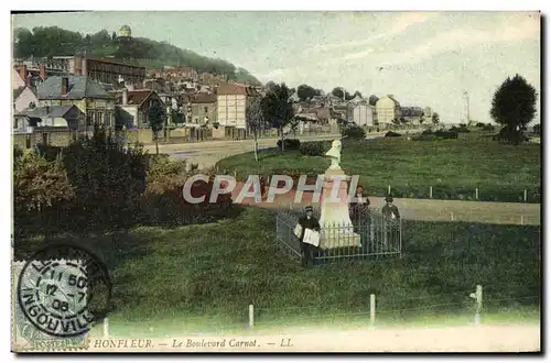 Cartes postales Honfleur La Boulevard Carnot