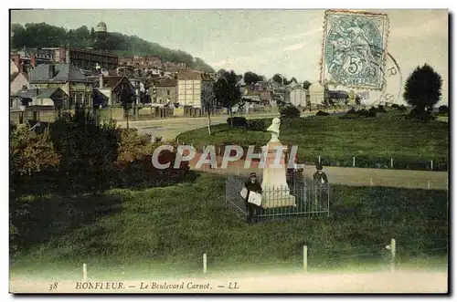 Cartes postales Honfleur La Boulevard Carnot