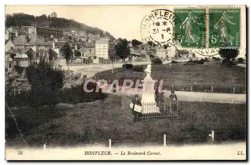 Cartes postales Honfleur Le Boulevard Carnot