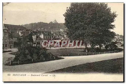 Cartes postales Honfleur Boulevard Carnot