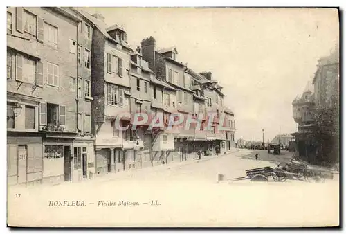 Ansichtskarte AK Honfleur Vieilles Maisons