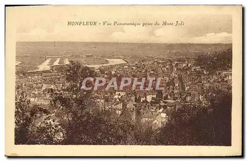 Ansichtskarte AK Honfleur Vue Panoramique pris du Mont Joli