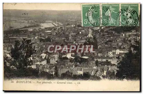 Cartes postales Honfleur Vue generale