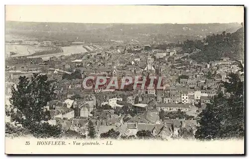 Cartes postales Honfleur Vue generale