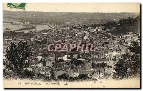 Cartes postales Honfleur Vue generale