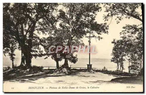 Ansichtskarte AK Honfleur Plateau de Notre Dame de Grace Le Calvaire