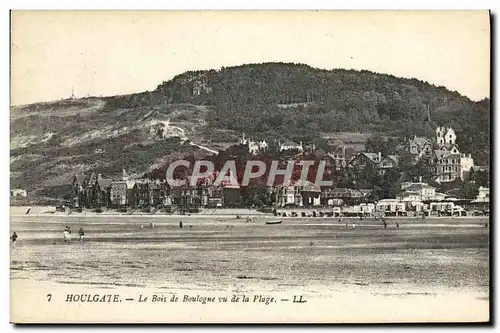 Cartes postales Honfleur Le Bois de Boulogne vu de la Plage