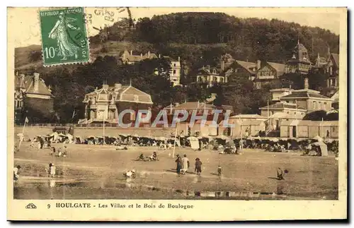 Cartes postales Houlgate Les Villas et le Bois de Boulogne