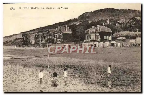 Cartes postales Houlgate La Plage et les Villas