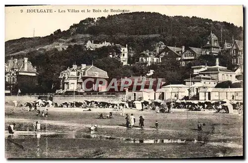 Cartes postales Houlgate Les Villas et le Bois de Boulogue