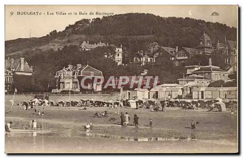 Cartes postales Houlgate Les Villas et le Bois de Boulogue