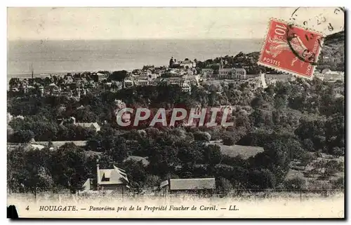 Cartes postales Houlgate Panorama pris de la Propriete Foucher de Careil