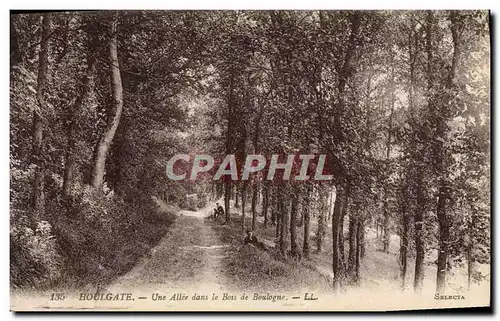 Ansichtskarte AK Houlgate Une Allee dans le Bois de Boulogne