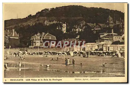 Cartes postales Houlgate Les Villas et le Bois de Boulogue