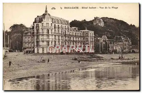 Ansichtskarte AK Houlgate Hotel Imbert Vue de la Plage