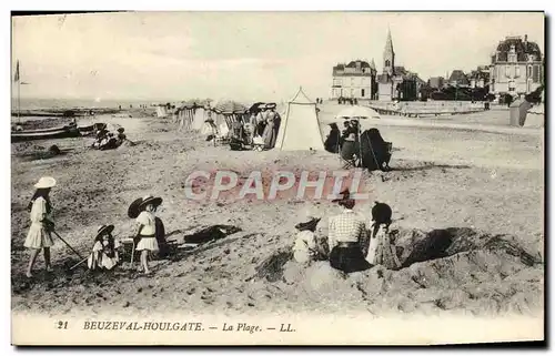 Ansichtskarte AK Beuzeval Houlgate La Plage Enfants