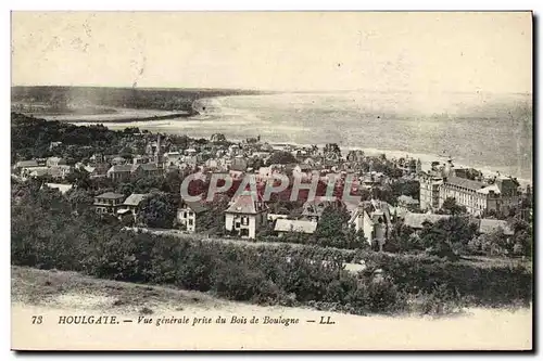 Cartes postales Houlgate Vue generale prise du Bois de Boulogne