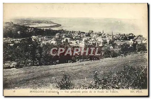 Cartes postales Houlgate Vue Generale prise de la Route de Villers