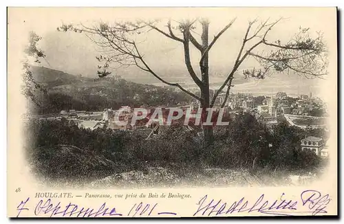 Cartes postales Houlgate Panorama Vue prise du Bois de Boulogne