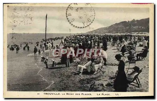 Cartes postales Trouville la Reine des Plages La Plage