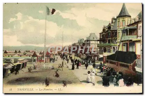 Cartes postales Trouville Les Planches