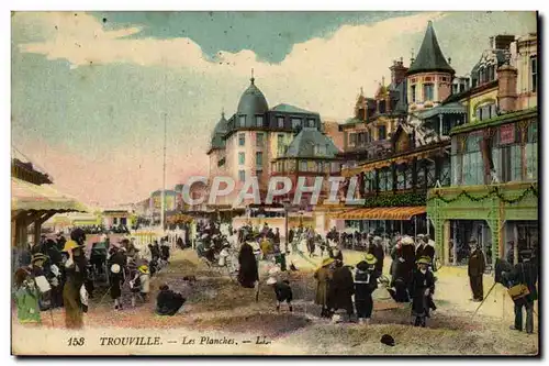 Cartes postales Trouville Les Planches