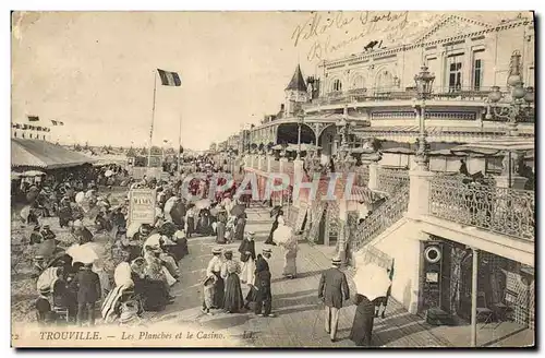 Cartes postales Trouville Les Planches et le Casino