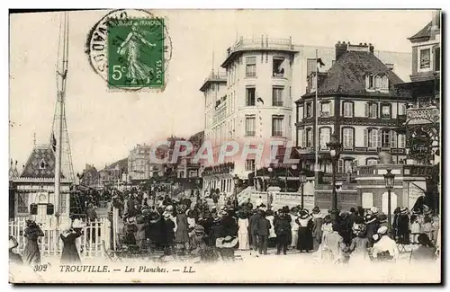 Cartes postales Trouville Les Planches