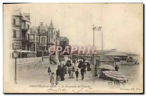 Cartes postales Trouville sur Mer La Promenade des Planches