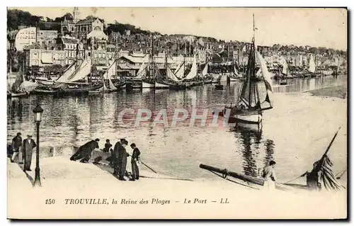 Cartes postales Trouville La Reine Des Plages Bateaux Peche Pecheurs