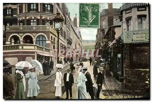 Cartes postales Trouville La rue de Paris